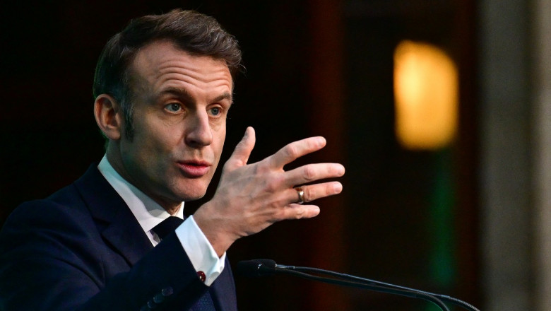 Emmanuel Macron: Daca Putin nu este oprit, „va merge sigur in Republica Moldova si poate mai departe, in Romania” Imagine