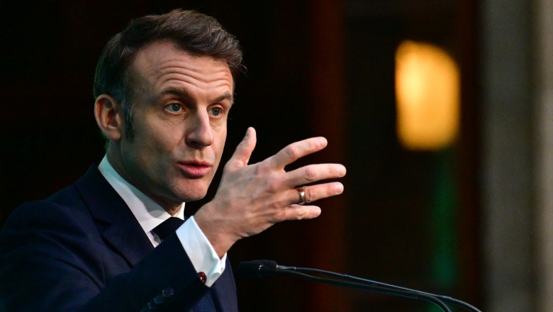 Emmanuel Macron, dupa propunerea la negocieri directe a lui Putin: „O prima miscare, dar insuficienta” Imagine