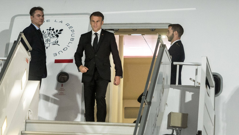 Emmanuel Macron: Franta va trimite o nava si un avion cu provizii medicale pentru a sprijini spitalele din Gaza Imagine