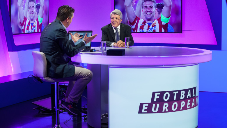 Enrique Cerezo, presedintele Atletico Madrid, invitat special la Digi Sport Imagine
