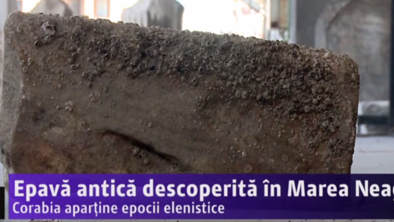 Epava antica descoperita in Marea Neagra Imagine