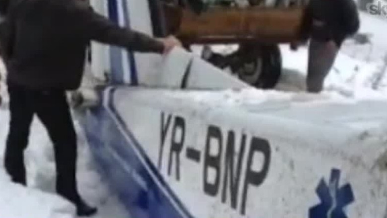 Epava avionului va fi dusa la Bucuresti Imagine