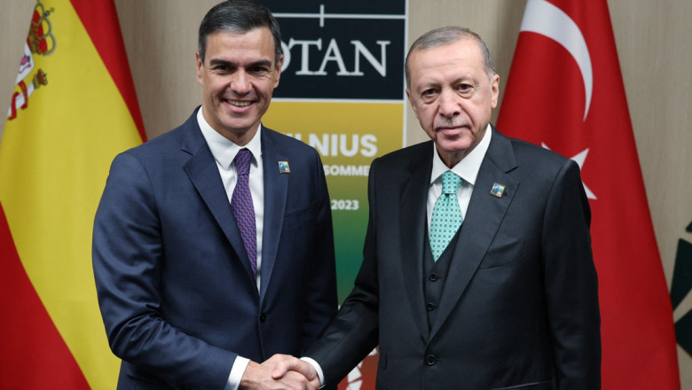 Erdogan cere Spaniei, tara care detine presedintia Consiliului Uniunii Europene, reactivarea aderarii Turciei la UE Imagine