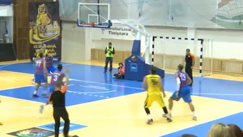 Esec categoric pe terenul liderului. Steaua - Timba 102-82 Imagine