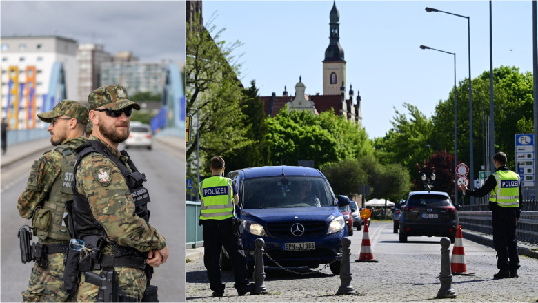„Este ca in timpul Razboiului Rece”. De ce au fost trimisi soldatii si reintroduse controalele la frontiera dintre Germania si Polonia Imagine