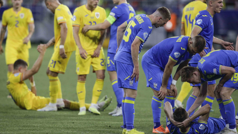 Euro 2023. Romania U21 a fost invinsa de Ucraina, pe teren propriu, dupa un autogol al tricolorilor Imagine