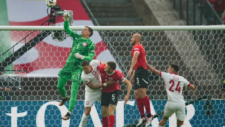 EURO 2024. Polonia a fost invinsa de Austria si mai are sanse minime sa treaca de grupe Imagine