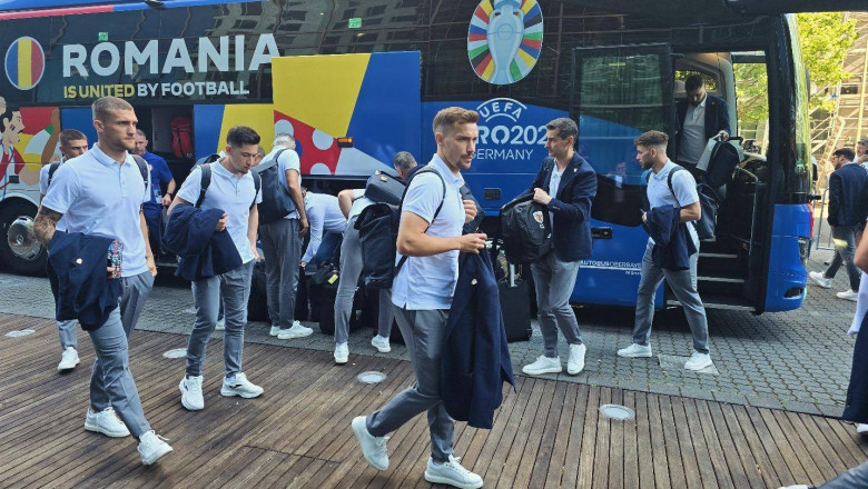 EURO 2024. Tricolorii au ajuns la Frankfurt pentru meciul cu Slovacia Imagine