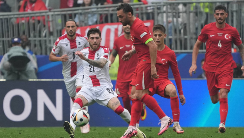 EURO 2024. Turcia a invins Georgia in meciul de debut de la turneul final. Gol cu poarta goala in ultima faza a meciului Imagine
