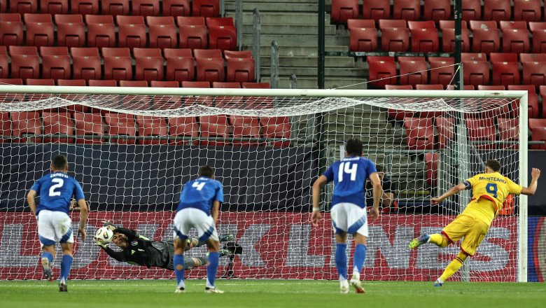 Euro 2025 U21. Ce a spus Louis Munteanu, dupa ce a ratat un penalty cu Italia Imagine