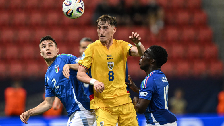 Euro 2025 U21 Italia – Romania, rezultat final: 1 - 0. „Tricolorii mici” rateaza o lovitura de la 11 metri. Gol anulat pentru offside Imagine