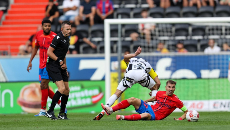Europa League. FCSB a facut egal cu LASK Linz 1-1 . Calificarea se joaca la Bucuresti Imagine