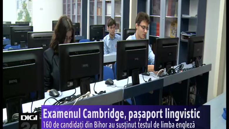 Examenul Cambridge, pasaport lingvistic. 160 de candidati din Bihor au sustinut in 2014 testul de limba engleza Imagine