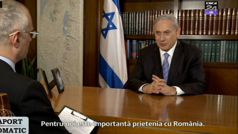EXCLUSIV Benjamin Netanyahu, interviu pentru Digi24: „Atunci cand noi ne aparam, aparam si Europa” Imagine