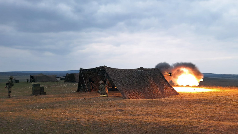 Exercitii militare cu munitie de razboi in Poligonul Babadag, toata luna aprilie. Traficul este restrictionat in zona Enisala Imagine