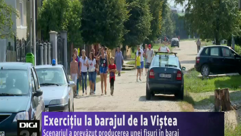 Exercitiu la barajul de la Vistea Imagine