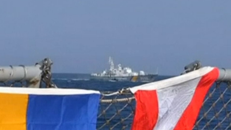 Exercitiu militar in Marea Neagra. Participa si fregata Regele Ferdinand Imagine