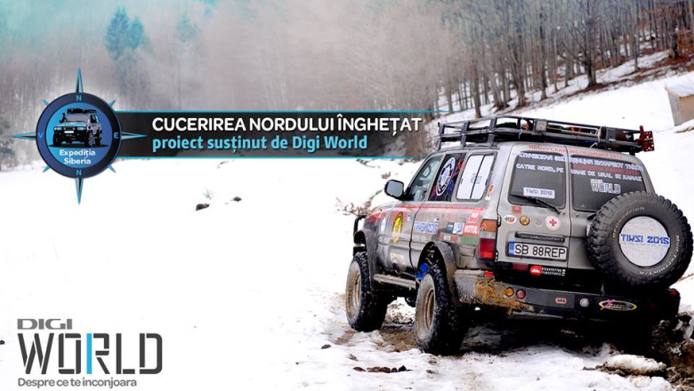 Expeditie romaneasca in Siberia. Din cauza razboiului din Ucraina, temerarii au facut un ocol de 800 de kilometri, prin Oradea Imagine