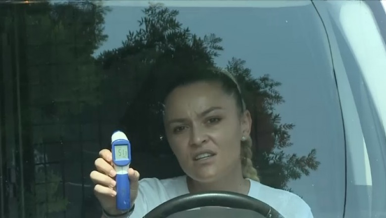 Experiment. Cat de mult creste temperatura intr-o masina parcata 10 minute in soare. "Poate fi fatal" Imagine