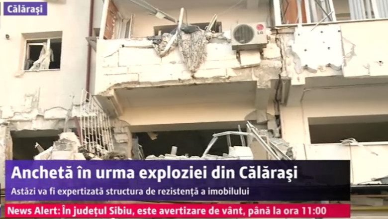 Explozia din Calarasi. Locatarii spun ca deflagratia s-a produs la 15 minute dupa verificarile facute de Distrigaz Imagine
