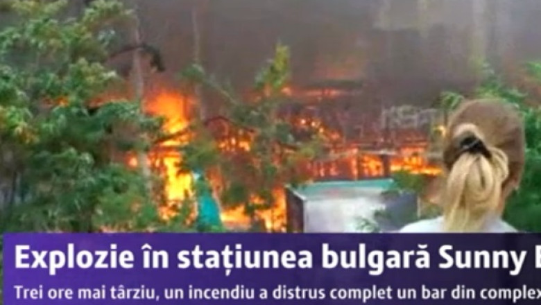 Explozie in statiunea bulgara Sunny Beach Imagine