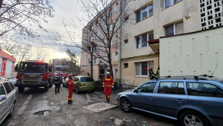 Explozie intr-un apartament din Suceava. Un barbat de 86 de ani a suferit arsuri minore si a fost transportat la spital Imagine