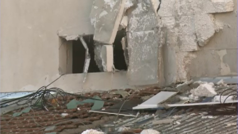 Explozie intr-un bloc din Onesti. Trei persoane au fost ranite in deflagratie Imagine