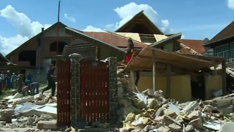 Explozie la o casa din judetul Cluj Imagine