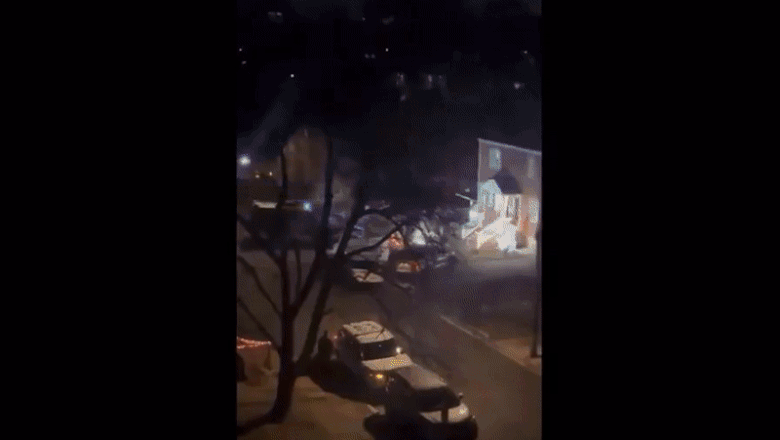 Explozie langa Washington. O casa a sarit in aer in timp ce politistii intrau cu mandat de perchezitie Imagine