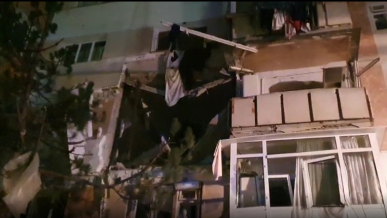 Explozie puternica intr-un bloc din Suceava. Trei oameni au fost raniti, unul este in stare grava Imagine