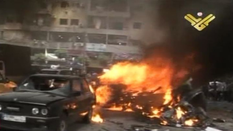 Explozie puternica la Beirut, intr-un cartier controlat de Hezbollah Imagine