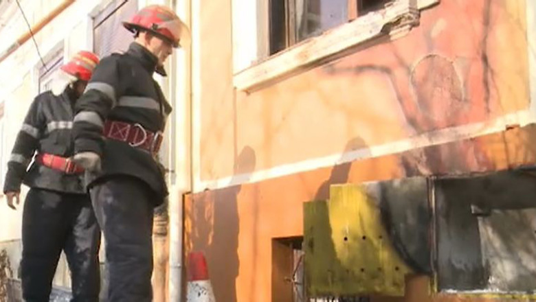 Explozie urmata de incendiu in Timisoara Imagine