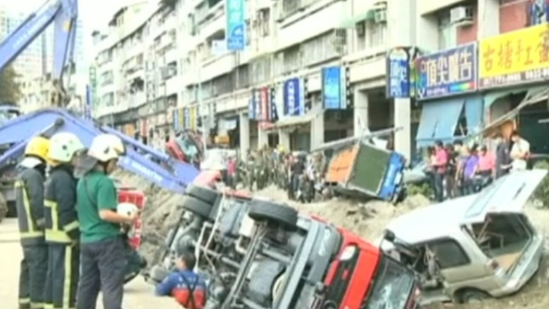 Explozii devastatoare in Taiwan in urma unor scurgeri de gaze: 25 de morti Imagine