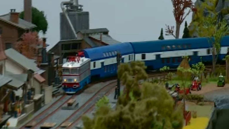 Expozitie de trenuri in miniatura. Au fost prezentate 1.000 de machete Imagine