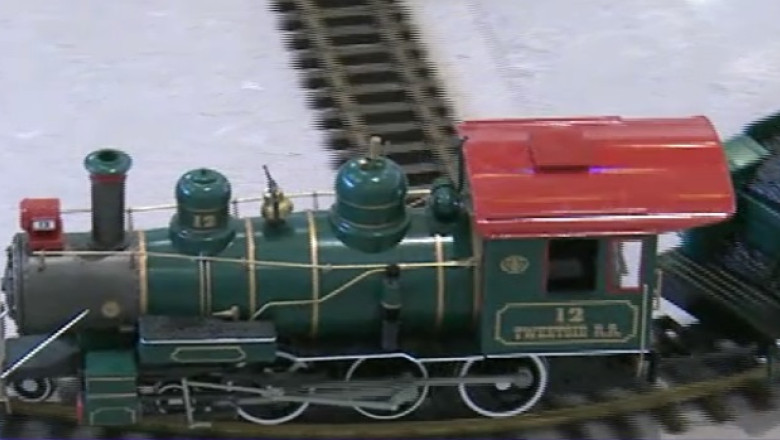 Expozitie de trenuri in miniatura, la Timisoara Imagine