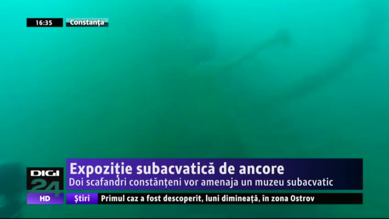 Expozitie subacvatica de ancore. Doi scafandri constanteni vor amenaja un muzeu subacvatic  Imagine