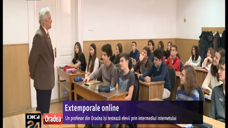 Extemporale online. Un profesor din Oradea isi testeaza elevii prin intermediul internetului Imagine