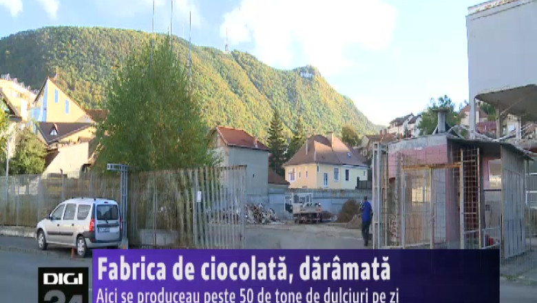 Fabrica de ciocolata, daramata. Aici se produceau peste 50 de tone de dulciuri pe zi Imagine