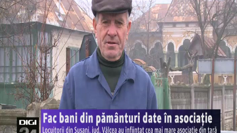 Fac bani din pamanturi date in asociatie. Locuitorii din Susani, jud. Valcea, au infiintat cea mai mare asociatie din tara. Imagine