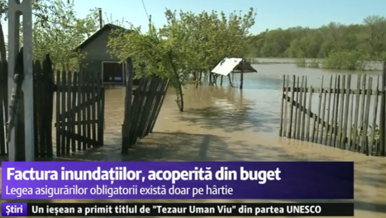 Factura inundatiilor, acoperita din buget. Proprietarii de locuinte si autoritatile ignora legea asigurarilor obligatorii Imagine