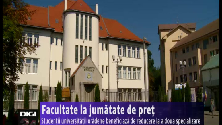 Facultate la jumatate de pret. Universitatea din Oradea ofera reducere la a doua specializare Imagine