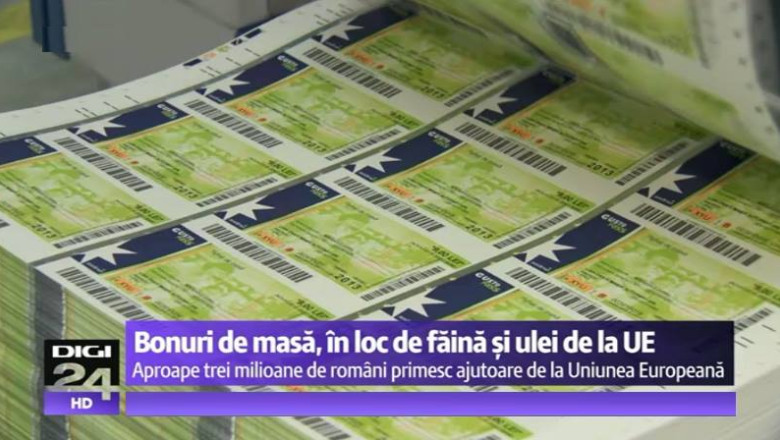 Faina si uleiul primite ca ajutoare de la UE ar putea fi inlocuite cu bonuri de masa Imagine