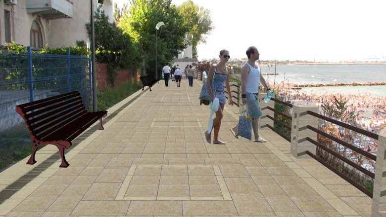 Faleza de peste 2 milioane de euro, la Eforie Imagine