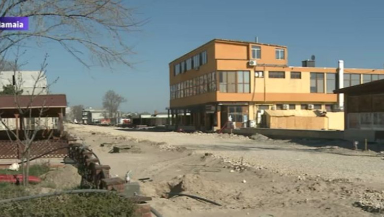 Faleza din Mamaia este un intreg santier, cu o luna inainte de deschiderea sezonului estival Imagine