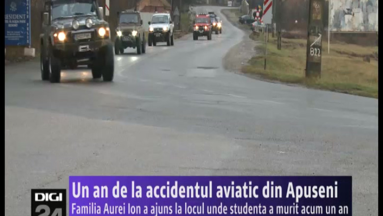 Familia Aurei Ion a ajuns pentru prima data la locul unde studenta a murit acum un an Imagine