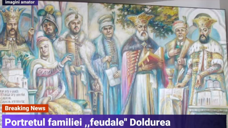 Familia primarului Dordulea apare intr-un tablou alaturi de Neagoe Basarab si Constantin Brancoveanu. „Retelele feudale impanzesc tara” Imagine