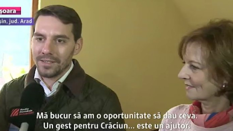 Familia Regala a Romaniei a impartit cadouri familiilor nevoiase din Savarsin Imagine