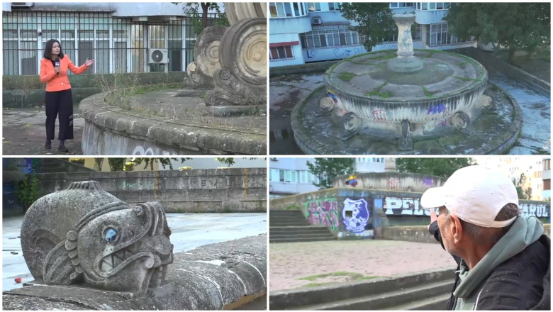 Fantana Dragonului, o istorie ruinata. Cum arata astazi monumentul ridicat in anii '50 de sute de detinuti din lagarele comuniste Imagine