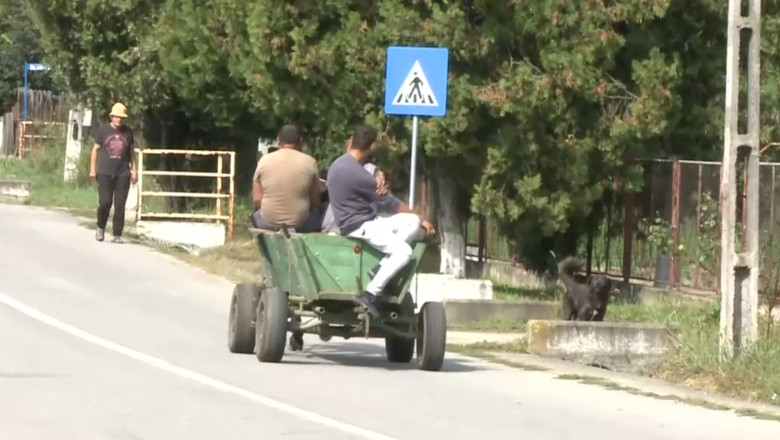 Fara apa, canalizare sau asfalt, un sat din Mehedinti ar putea avea statii electrice de incarcare. Primar: Nu cer de mancare Imagine