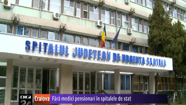 Fara medici pensionari in spitalele de stat din ianuarie. Spitalul din Slatina ar putea ramane fara 10 doctori Imagine